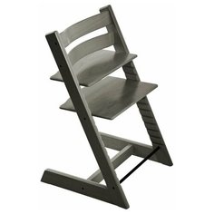 Растущий стульчик Stokke Tripp Trapp из бука, туманный серый