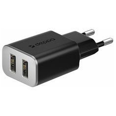 Сетевая зарядка Deppa 11380, черный