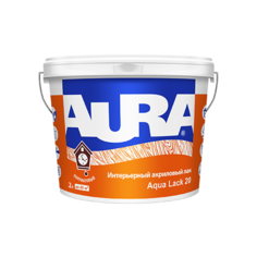 Лак Aura Aqua Lack 20 полуматовый полиакриловый бесцветный 2 л