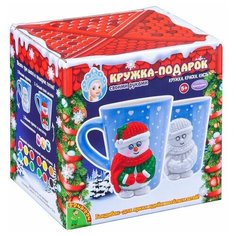 Набор для творчества BONDIBON. "Кружка-подарок" Снеговичок.