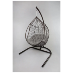 Подвесное кресло Sun Voyage Ветар, коричневый/подушка серая