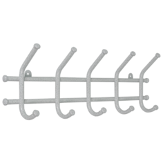 Вешалка "НорМ 5", цвет белое серебро ЗМИ