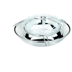 Икорница CHINELLI, металл, хрусталь, 15х8 см (GA2045006AL)