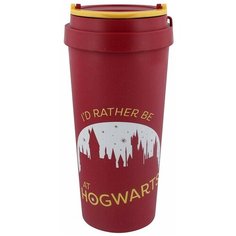 Термокружка Pyramid International Harry Potter Rather be at Hogwarts, 0.45 л красный