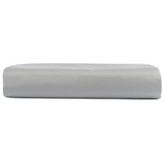 Простыня на резинке из сатина светло-серого цвета из коллекции Essential, 70х140х20 см Tkano