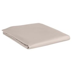 Простыня из сатина бежевого цвета из коллекции Essential, 180х270 см Tkano