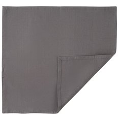 Салфетка сервировочная из хлопка серого цвета из коллекции Prairie, 45х45 см Tkano