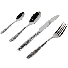 Набор столовых приборов Arthur Price Monsoon Mirage Hammer Finish ZMIR1601, 16 шт.