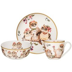 Набор посуды обеденный owls party 3 пр. Lefard (415-2172)