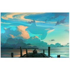 Русская Живопись Картина по номерам А. Чебоха. Небо для мечтателей 40х50 см (K003)