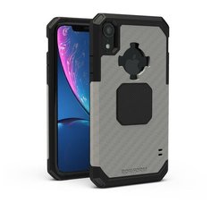 Противоударный чехол-накладка Rokform Rugged Case для iPhone XR со встроенным магнитом. Материал: поликарбонат. Цвет: серый.