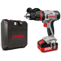 Аккумуляторный шуруповерт Crown CT21076HMX-4 BMC