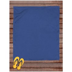 Покрывало пляжное флис sfer.tex синий 150х170