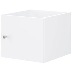 Элемент встраиваемый с 1 дверью для стеллажа Polini Home Smart, белый