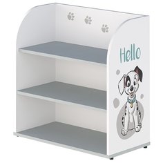 Стеллаж детский Polini kids Disney baby 810 "101 Далматинец", белый-серый