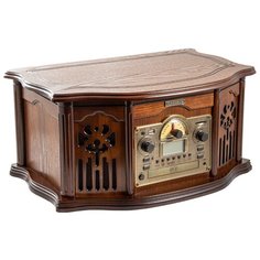 Виниловый проигрыватель Русские подарки 98828 коричневый