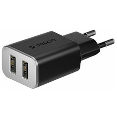 Сетевая зарядка Deppa 11385, черный
