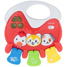 Развивающая игрушка Развитика Веселая ферма (РА-ZY412786), красный