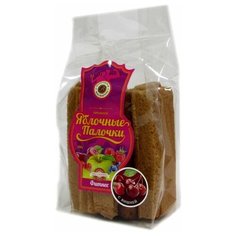 Пастила Вологодская мануфактура Яблочные палочки Фитнес с вишней без сахара, 150 г