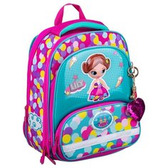 Berlingo Ранец Modern Lily doll, розовый/голубой
