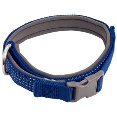 Ошейник КАСКАД Premium 20 мм 30-50 см синий