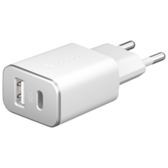 Сетевая зарядка Deppa 11390, белый