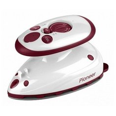 Компактный дорожный утюг Pioneer с антипригарной подошвой, паровой, 420 Вт