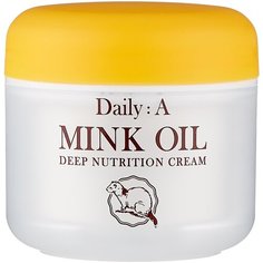 Deoproce Daily: A Mink Oil Deep Nutrition Cream Крем для лица с маслом норки, 50 г