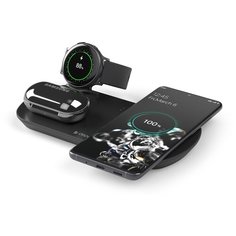 Зарядная док станция беспроводная для смартфонов Samsung / Galaxy Watch / Buds, 10 Вт, 3 в 1 Deppa