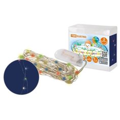 Гирлянда светодиодная "Роса20" 20LED, 2м, многоцвет., 2хCR2032 , TDM