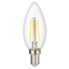Светодиодная лампа свеча PLED OMNI C35 8w E27 3000K CL 230/50 Jazzway