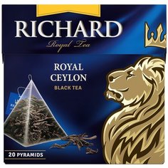 Чай черный Richard Royal Ceylon в пирамидках, 20 шт.