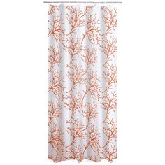 Штора для ванных комнат RIDDER Coral оранжевый 180*200