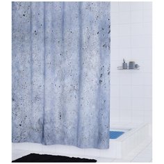 Штора для ванных комнат RIDDER Cement серый 180*200