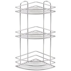 Полка в ванную угловая BK023SSS 3 яруса 20*20*46 нерж.сталь глянцевый Tekno Tel