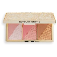 REVOLUTION Набор для лица Revolution PRO 3 в 1 Crystal Luxe Peach Royale