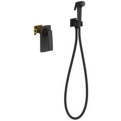 Смеситель встраиваемый с гигиеническим душем Timo Helmi 4089/03SM черный