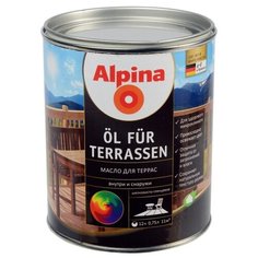 Масло Alpina Öl für Terrassen, бесцветный, 0.75 л