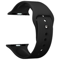 Ремешок Deppa Band Silicone для Apple Watch 42/44 mm, силиконовый, черный
