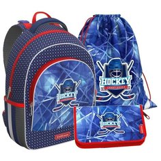 ErichKrause Ранец ErgoLine Hockey с наполнением, синий