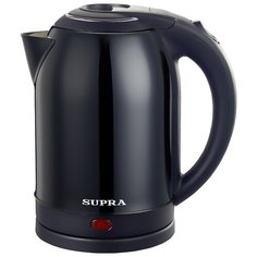 Чайник SUPRA KES-2003Nblack из нержавеющей стали, 2 л, 1500 Вт