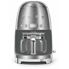 Кофеварка smeg DCF02, нержавеющая сталь матовая