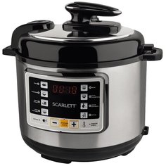 Скороварка/мультиварка Scarlett SL-MC410P02, черный/серебристый