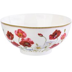 Салатник 700 мл 15х15х7 см Elan Gallery Маки