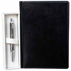 Набор ежедневник и шариковая ручка Parker IM Premium SE Metallic Pursuit