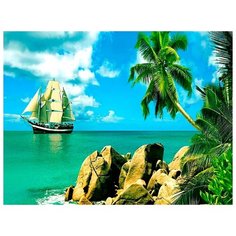 Картина по номерам "Сейшельские острова", 30x40 см Molly