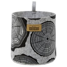 Органайзер для хранения "Корзинка"EcoPrint"Спил", светло-серый,17х17х16см, 3л EVA