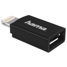 Разъем HAMA microUSB - Apple Lightning (00178400), черный