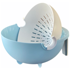 Дуршлаг-акробат / Ковш / Миска / Дуршлаг для мытья овощей и фруктов / Для макарон / Для кухни / Подарок Homy Mood