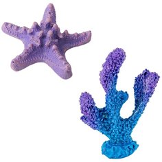 Декорации для оформления аквариума Marvelous Aqva, набор N-50